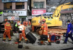 Chine : plusieurs personnes piégées dans l'effondrement d'un immeuble