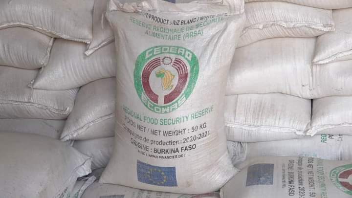 La CEDEAO prête plus de 6000 tonnes de céréales au Burkina Faso