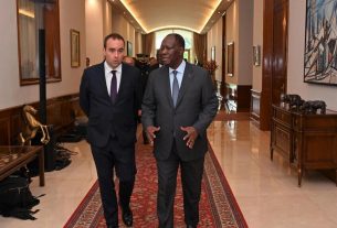 Le nouveau ministre français des Armées à Abidjan