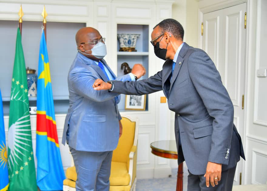 Tête-à-tête mardi entre Tshisekedi et Kagame à Luanda