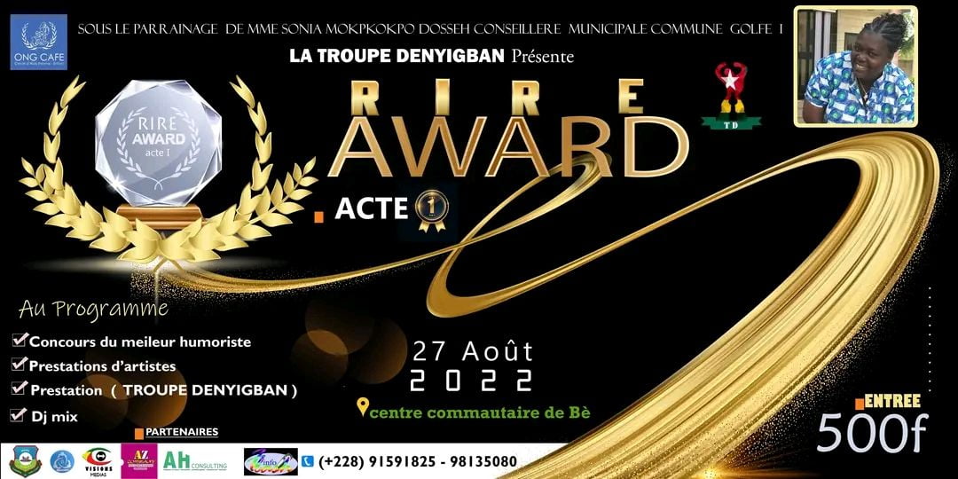 Togo : Lancement officiel de l'événement "Rire Award" première édition