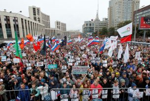 Russie : près de 1400 arrestations en 38 villes