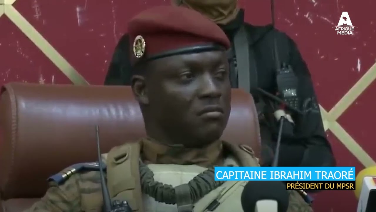 Ibrahim Traoré officiellement désigné président du Burkina Faso