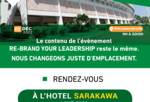 Togo : La 2ème édition du Re-brand Your Leadership s’annonce