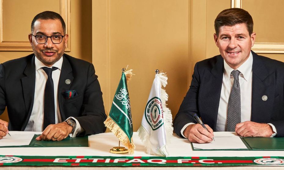 Arabie Saoudite  Steven Gerrard est le nouvel entraîneur d’Al-Ettifaq