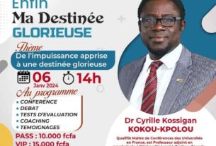 Togo : “Enfin ma destinée glorieuse”, la transformatrice conférence à ne pas rater en 2024 !