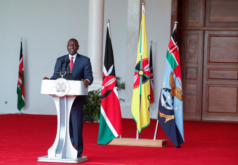 Manifestations au Kenya : William Ruto limoge tout son gouvernement