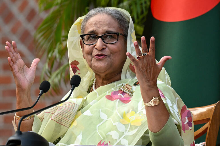 Son palais pris d’assaut, la Première ministre du Bangladesh démissionne