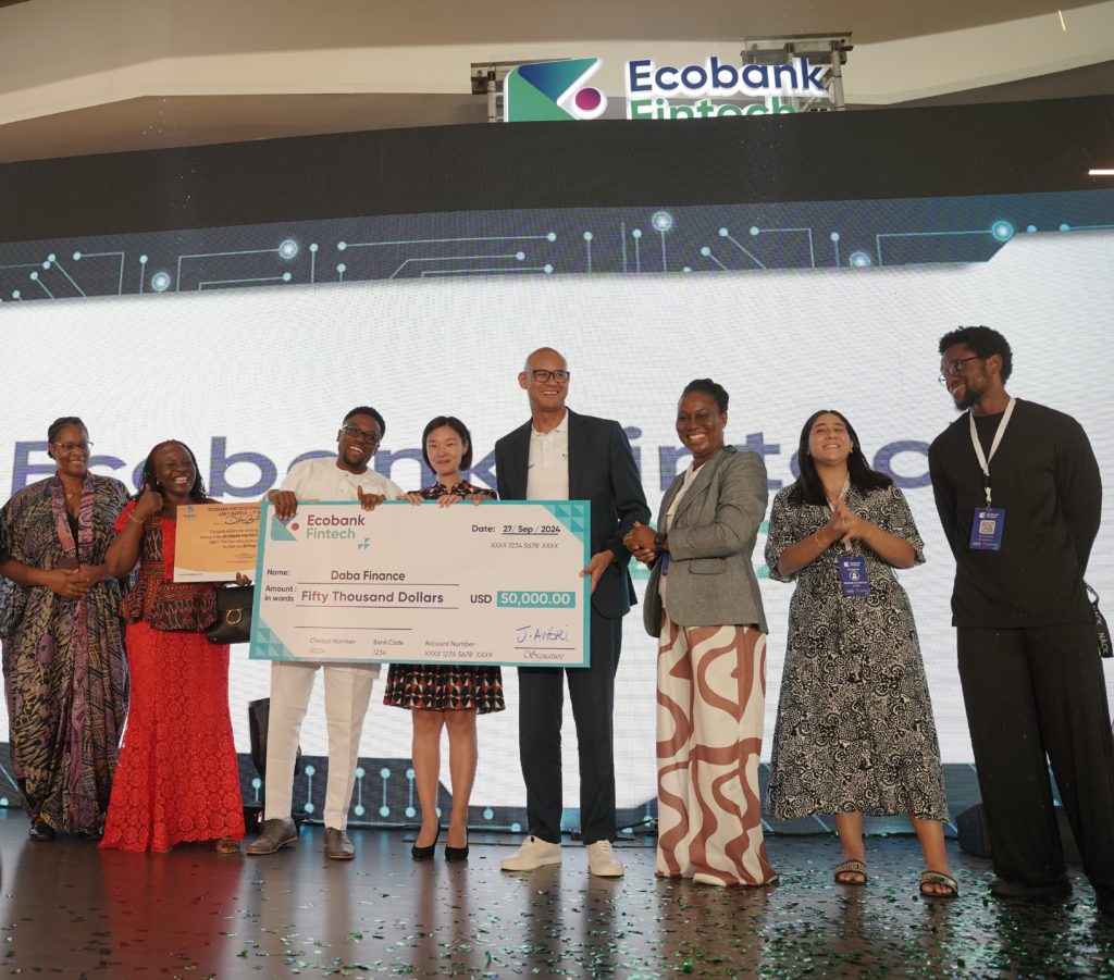 La Fintech Ivoirienne Daba Finance, vainqueur du Ecobank Fintech Challenge 2024