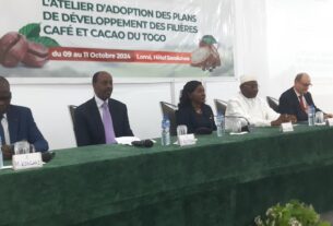 Togo : un atelier pour adopter les Plans de Développement des filières café et cacao du Togo