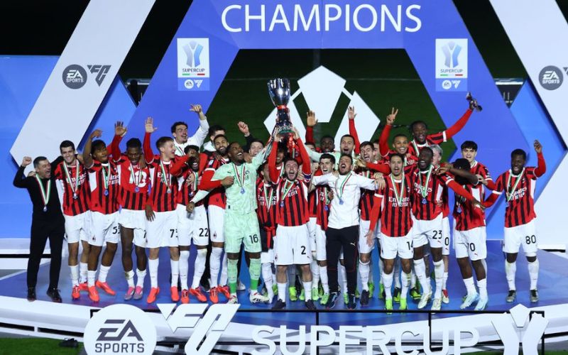 Supercoupe d’Italie Le Milan AC sacré champion
