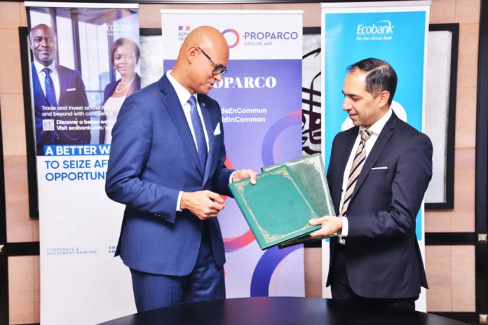 Jeremy Awori CEO Ecobank_Djalal Khimdjee Deputy CEO Proparco