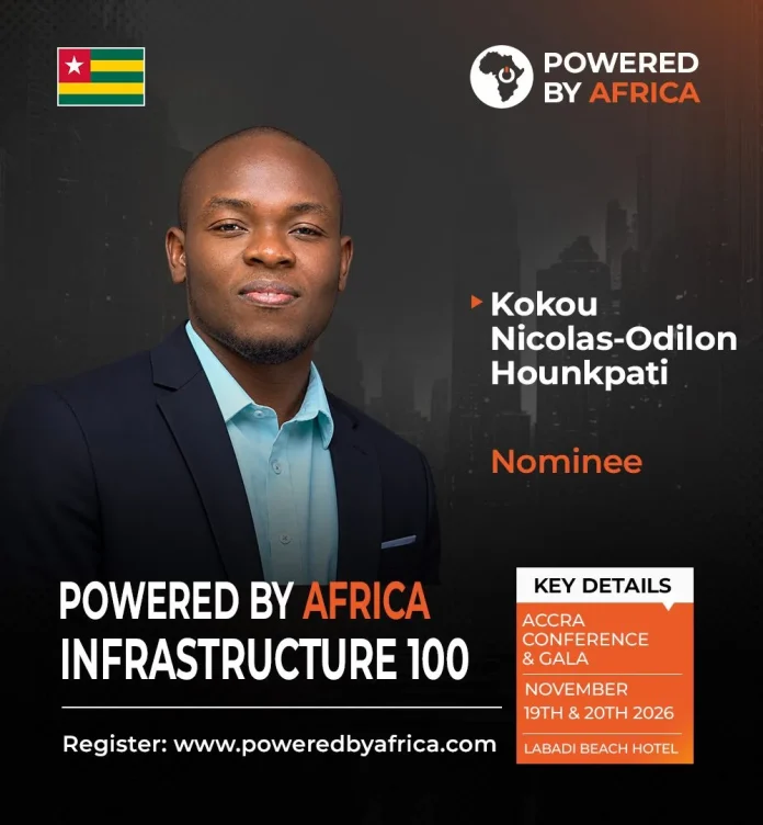 Nicolas-Odilon HOUNKPATI nominated for Powered By Africa's Top 100 Most Influential Africans in Infrastructure